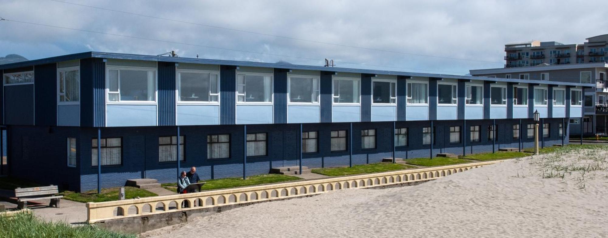 Motel The Ocean Front At Seaside Esterno foto